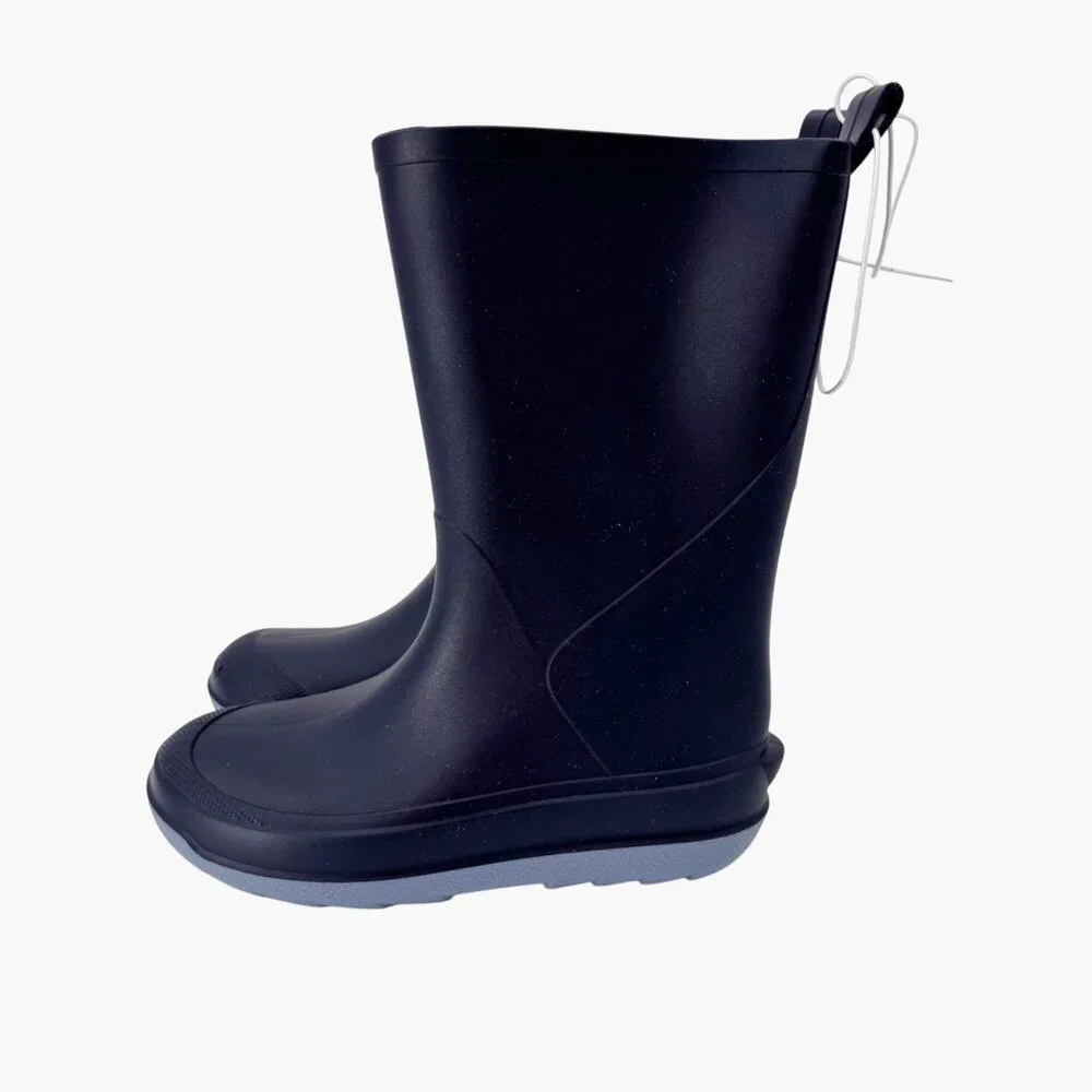 NEW Cat & Jack Kids' Andy Rain Boots - Navy Blue - Size 13